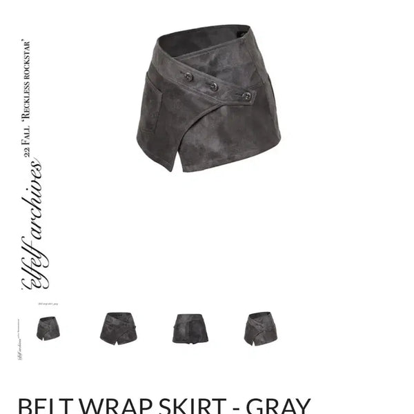 [BUNJANG] Elfelfelf Archives Skirt / 엘프엘프엘프 아카이브 치마