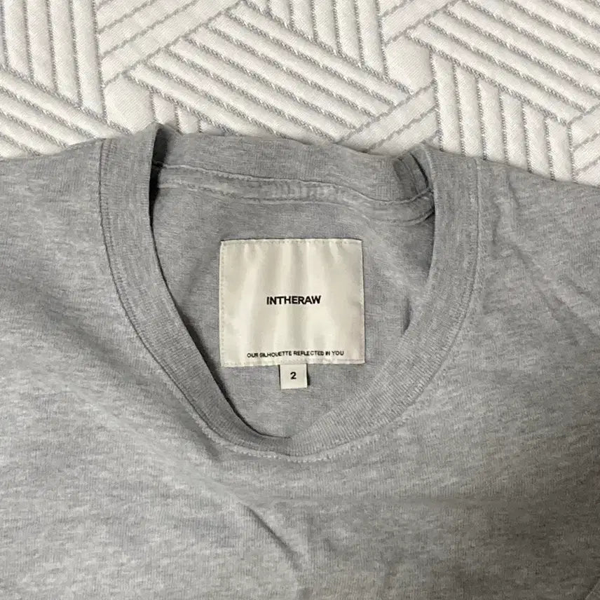 [BUNJANG] The Row Cotton T-Shirt Grey Size 2 Oversized Fit / 인더로우 코튼 티셔츠 그레이 2사이즈 (오버핏)