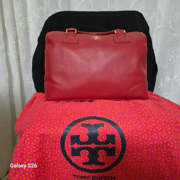 [BUNJANG] Tory Burch Red Tote Bag / 토리버치 가방 레드