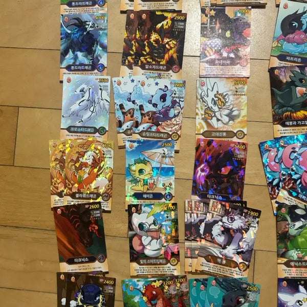 [BUNJANG] Dragon Village DV08 Hologram Cards (Set of 64) / 드래곤빌리지 DV08 홀로그램 카드 64장