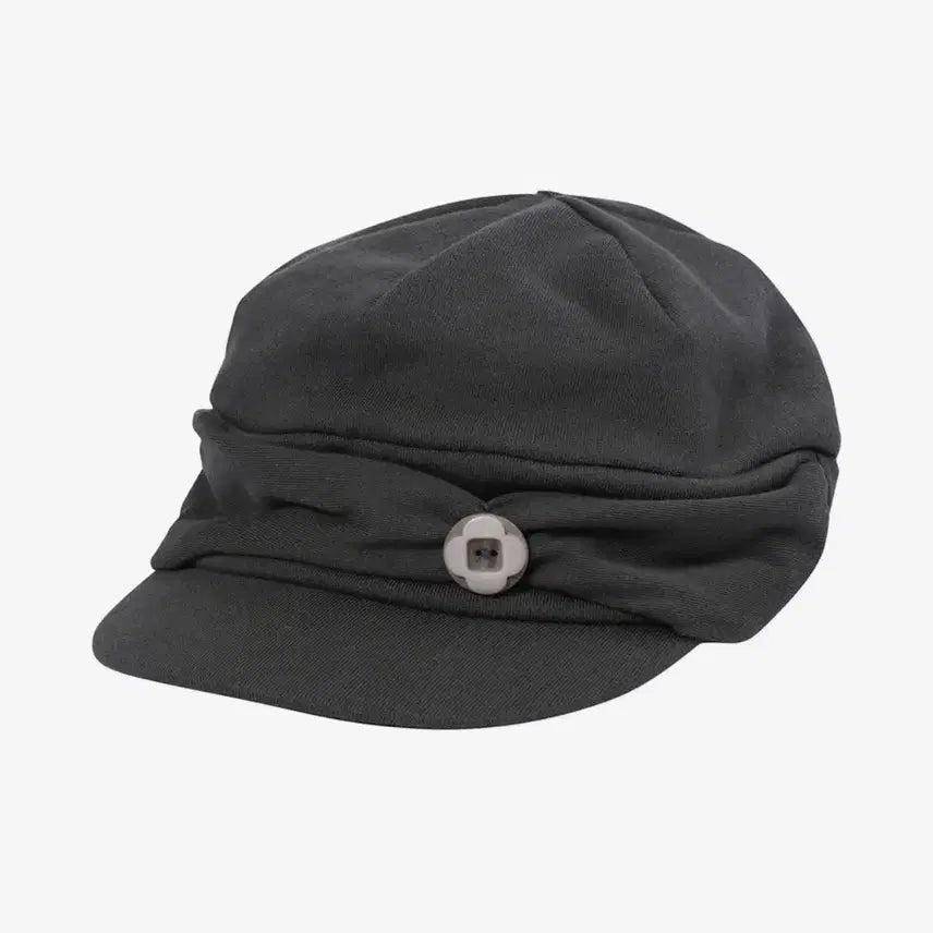 [BUNJANG] BAU F Button Cap Hat (Charcoal) / 바우프 버튼 캡모자 (차콜)