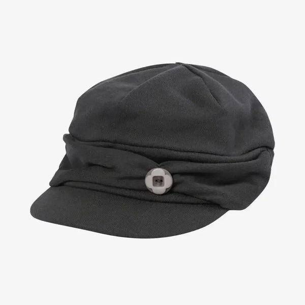 [BUNJANG] BAU F Button Cap Hat (Charcoal) / 바우프 버튼 캡모자 (차콜)