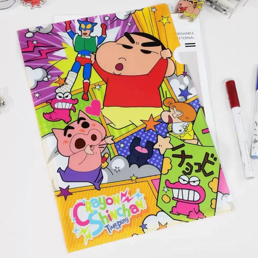 [BUNJANG] Crayon Shin-chan L-Folder / 짱구 L화일