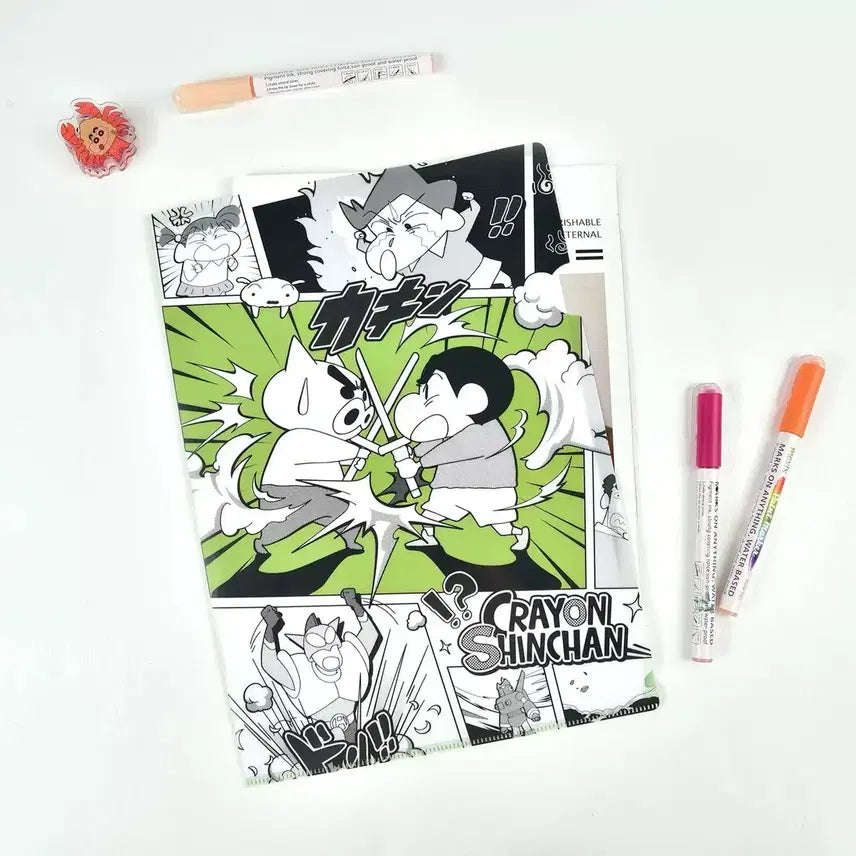 [BUNJANG] Crayon Shin-chan L-Folder / 짱구 L화일