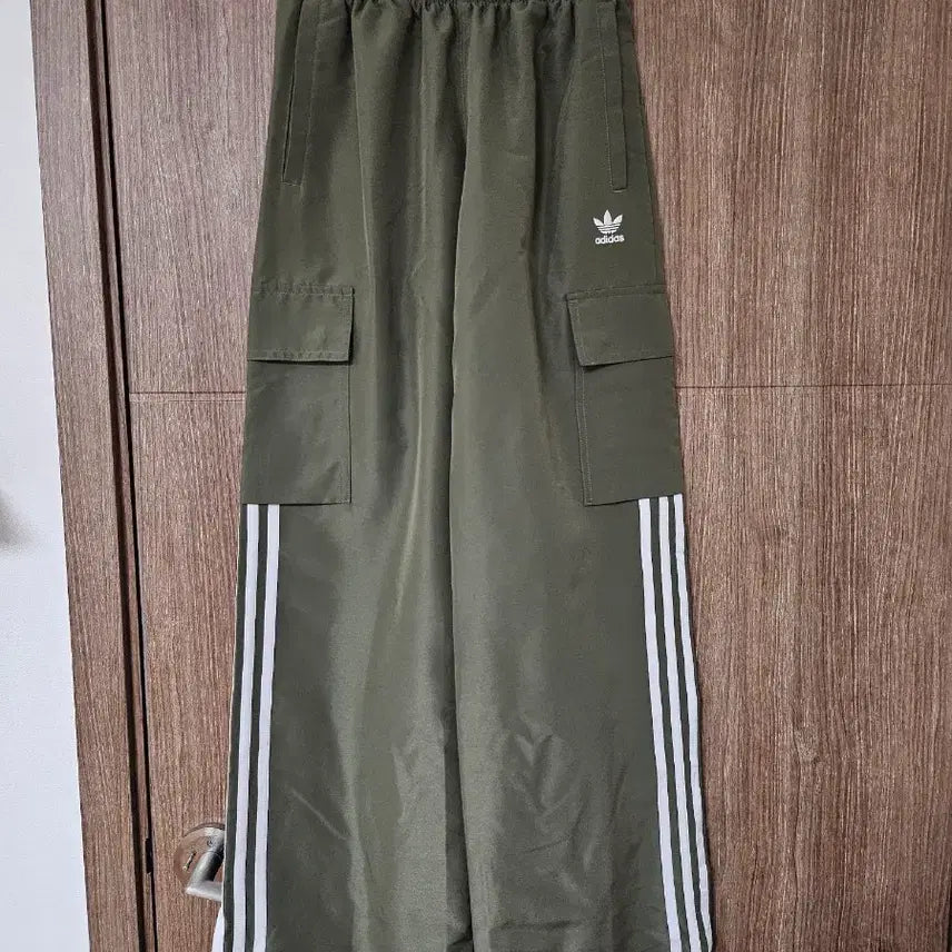 [BUNJANG] Adidas 3S Cargo Pants Khaki / 아디다스 3S 카고팬츠 카키