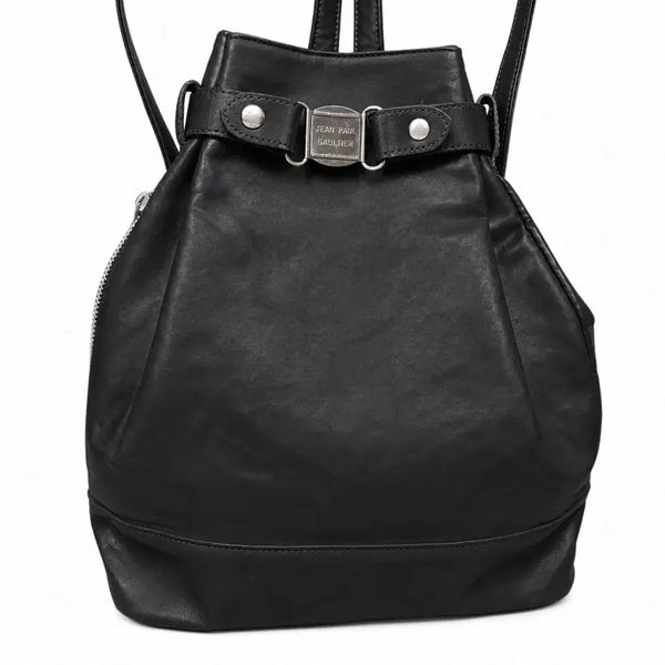 [BUNJANG] Jean Paul Gaultier Archive Drawstring Backpack Black / 장폴고티에 아카이브 드로우스트링 백팩