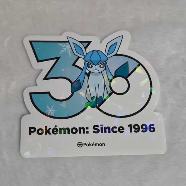 [BUNJANG] Pokemon 30th Anniversary Glaceon Logo Sticker / 포켓몬 30주년 기념 로고 스티커 글레이시아 판매합니다!