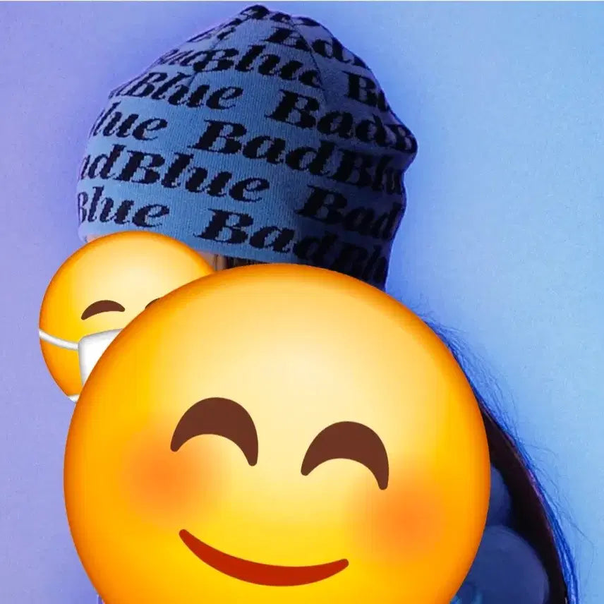 [BUNJANG] BADBLUE Beanie Sky Blue One Size / 배드블루 비니