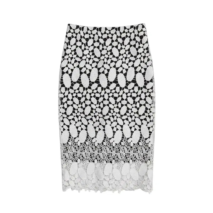 [BUNJANG] UBER Lace Suit Skirt Women's Size 55 / 여성55/ U BER 레이스 정장 스커트