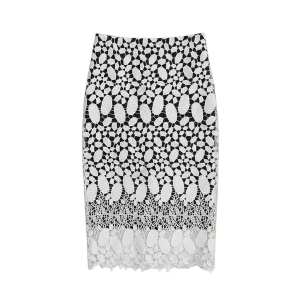 [BUNJANG] UBER Lace Suit Skirt Women's Size 55 / 여성55/ U BER 레이스 정장 스커트