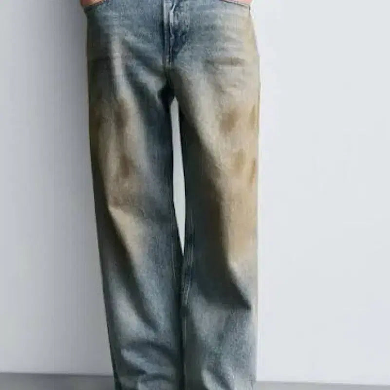 [BUNJANG] Zara Vintage Wash Denim Pants / 42 자라 빈티지 워싱 데님팬츠
