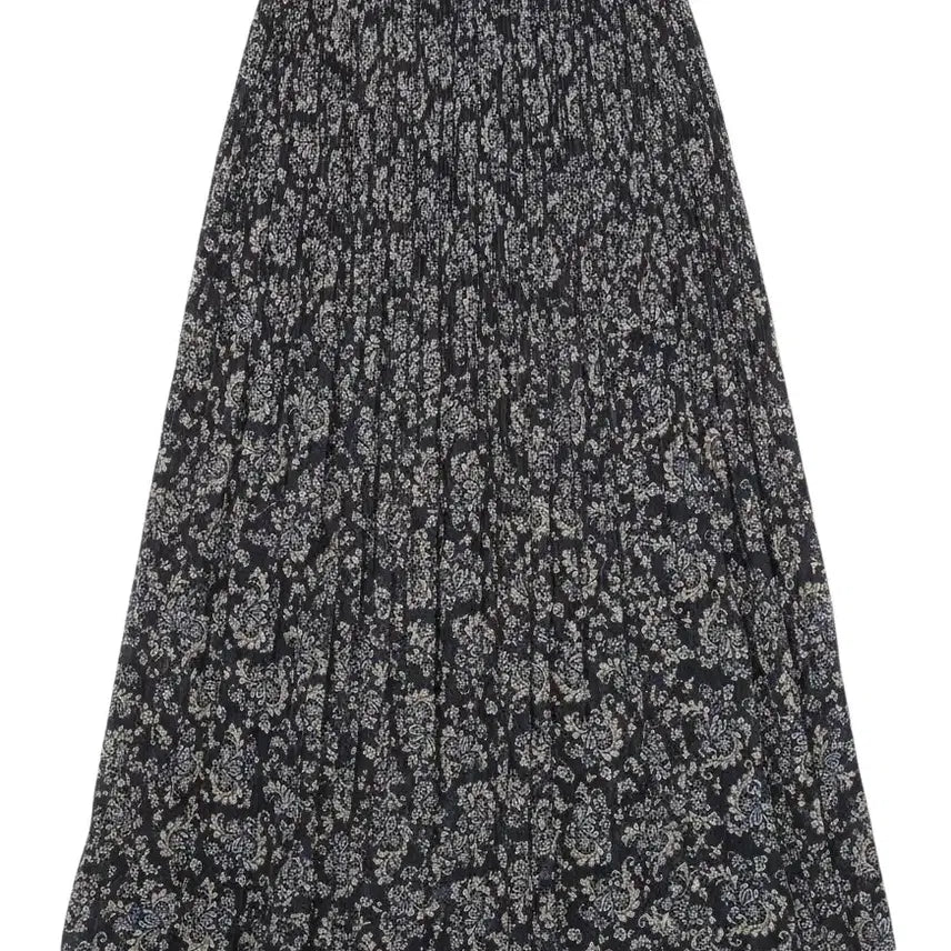 [BUNJANG] Uniqlo Women's C Floral Banding Skirt / 여성M/ 유니클로 C 플로럴 밴딩 스커트