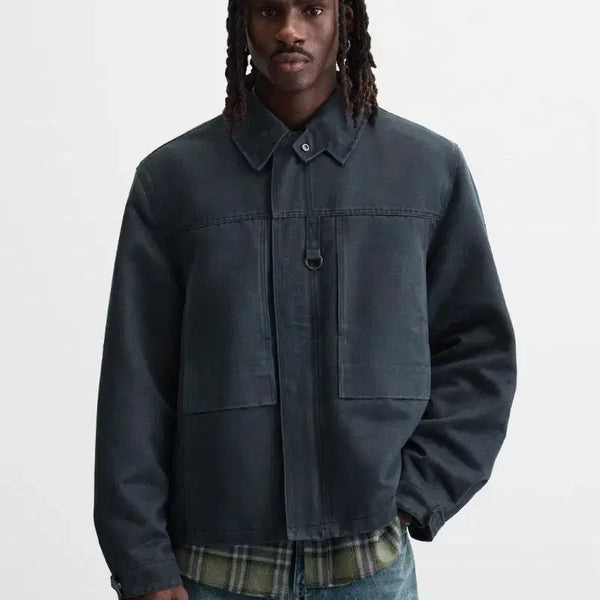 [BUNJANG] Zara Waxed Effect Jumper / (자라) 왁싱 이펙트 점퍼