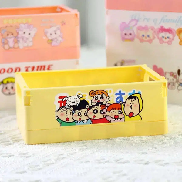 [BUNJANG] Crayon Shin-chan Mini Storage Basket / 짱구 미니 수납함