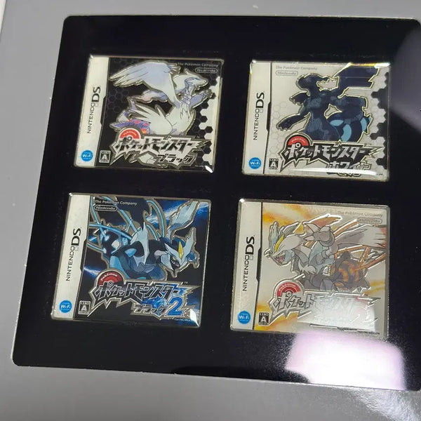 [BUNJANG] Pokemon Package Collection Pins Black White / 포켓몬 패키지 컬렉션 핀즈 블랙 화이트
