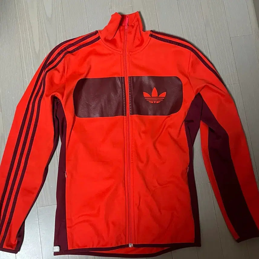 [BUNJANG] Adidas Three-Stripes Track Top Jersey Red / 아디다스 삼선 트랙탑 져지 레드