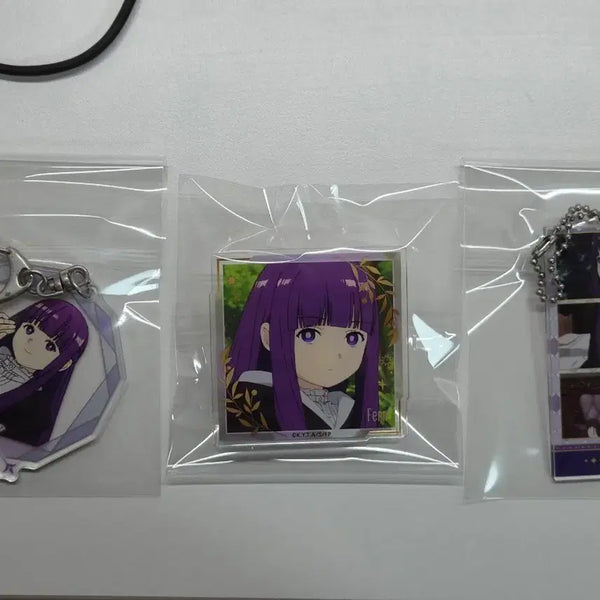 [BUNJANG] Frieren: Beyond Journey's End Fern Keychain & Clip Bundle Set / 장송의프리렌 페른 키링,집게 일괄