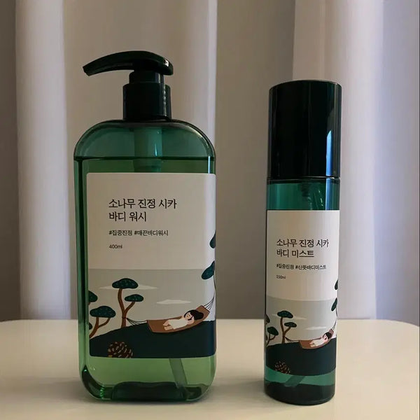 [BUNJANG] Round Lab Pine Body Wash & Body Mist Bundle / [일괄] 라운드랩 소나무 바디워시, 바디 미스트