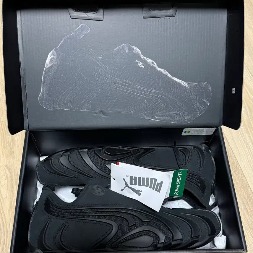 [BUNJANG] Puma x Sansan Gear Talon Black 270 / 푸마 x 산산기어 탈론 블랙 270