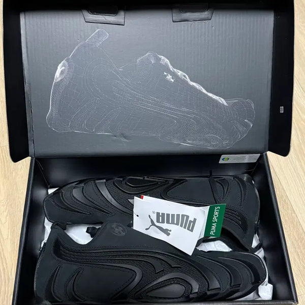 [BUNJANG] Puma x Sansan Gear Talon Black 270 / 푸마 x 산산기어 탈론 블랙 270