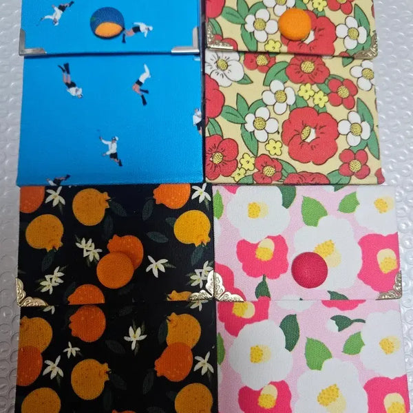 [BUNJANG] Handmade Fabric Mini Notebook (4 Types) / 핸드메이드 패브릭 미니 노트