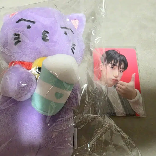 [BUNJANG] ATEEZ Choi San Inyu Panel Cup Sleeve (Photocard Included) Sealed / 에이티즈  최산 인유판 컵 슬리브 미개봉 (포카o)