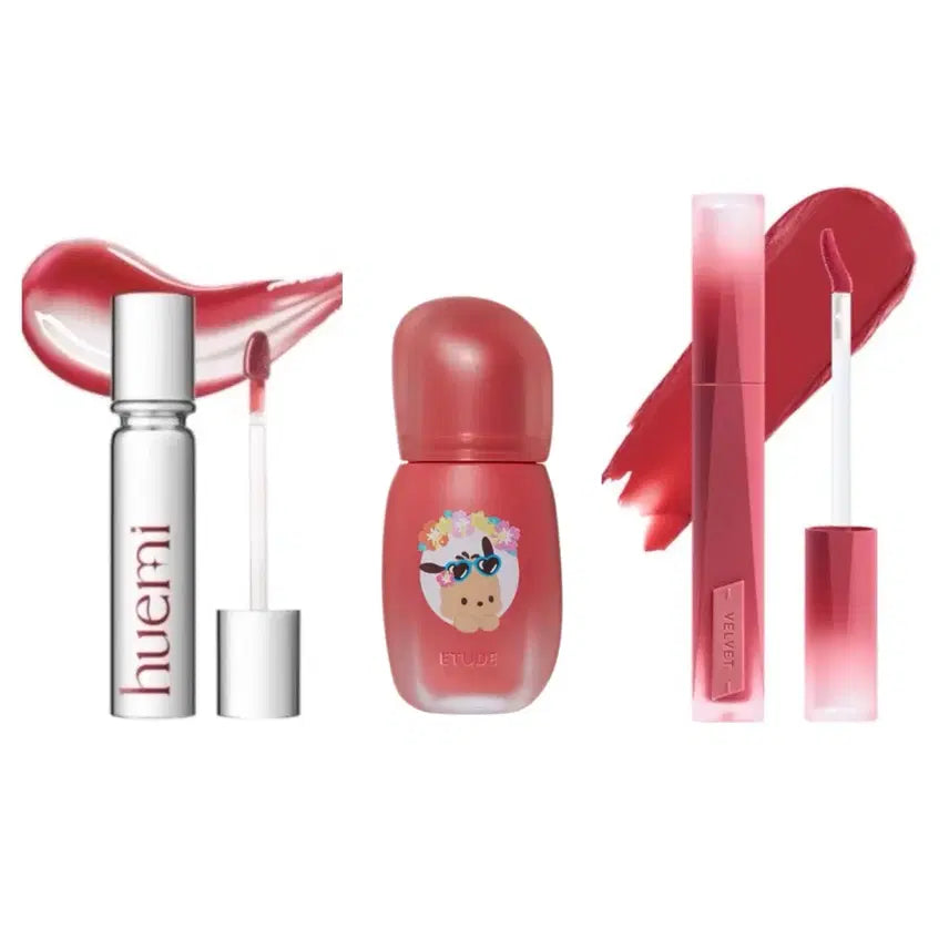 [BUNJANG] Etude Apple Me / 3CE Daffodil / Humy Scarlet Kiss Lip Tints / 레드계열 틴트) 에뛰드 사과해요나한테 / 3ce 다포딜 /휴미 스칼렛키스