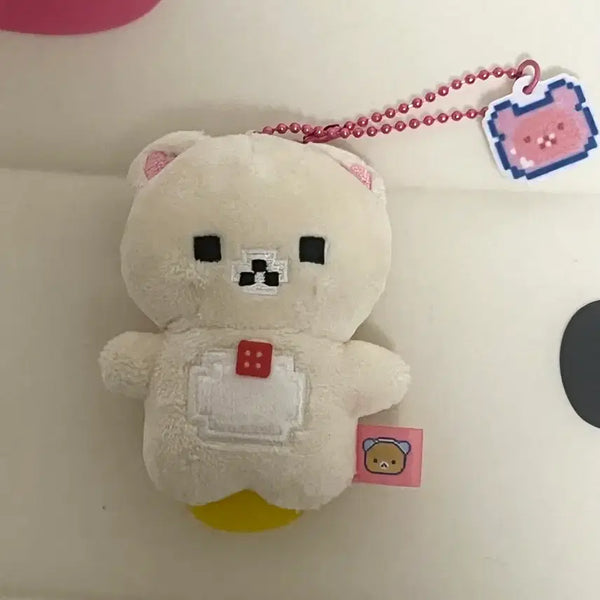 [BUNJANG] Rilakkuma "Gaming" Plush Keychain / 게이밍 코리락쿠마 인형 키링