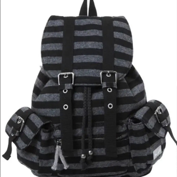 [BUNJANG] Tans Dance Fahishim Stripe Backpack / 7/6만 할인)탠스댄스 텐스댄스 파히섬 스트라이프 백팩 정품 미소녀 가방