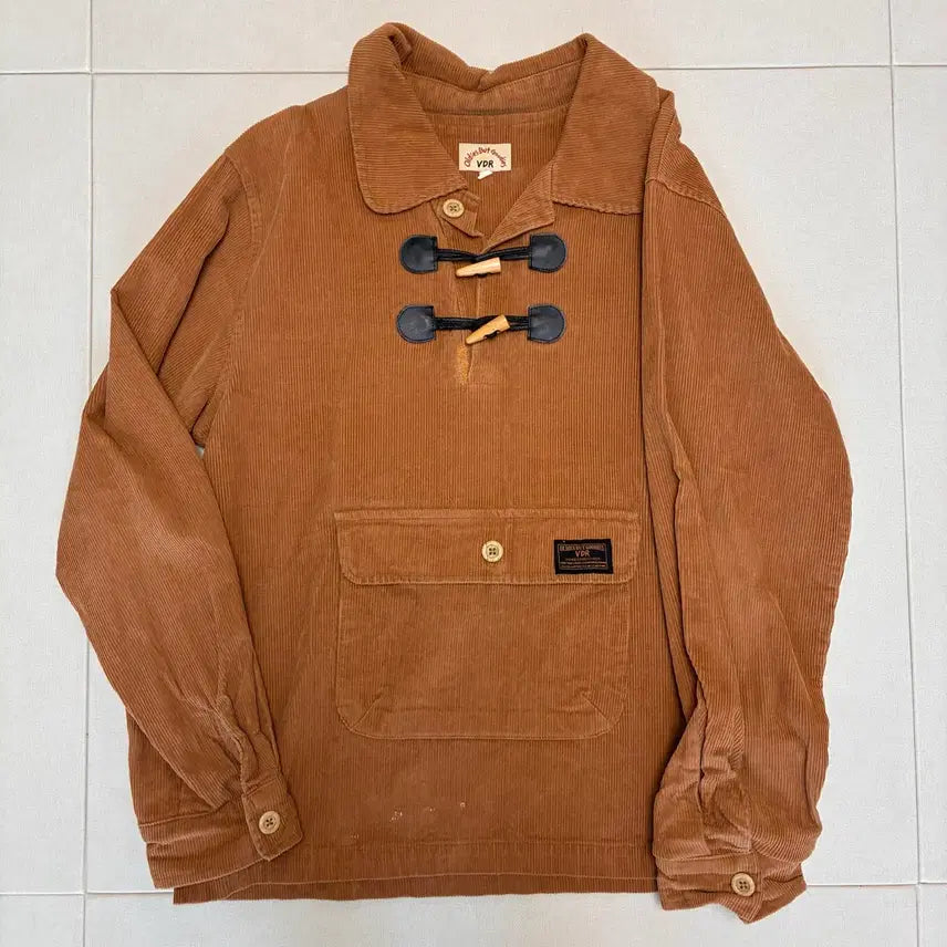 [BUNJANG] VDR Corduroy Duffle Coat / VDR 코듀로이 떡볶이 코트