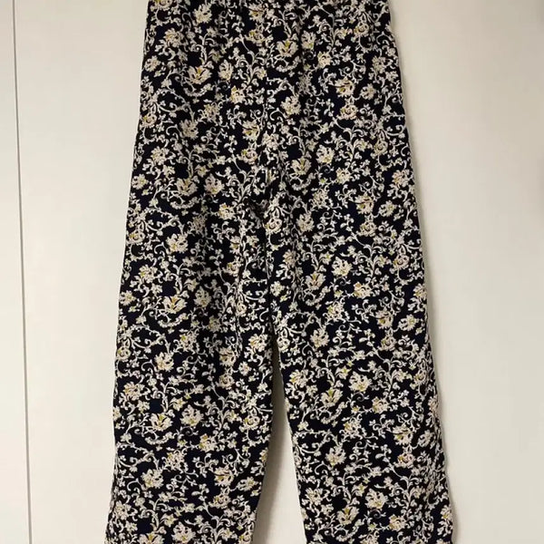 [BUNJANG] Sonny Label Floral Tropical Summer Slacks / 일본빈티지 팬츠 여름 슬랙스 여성 바지 꽃무늬 트로피컬 휴가 모리걸