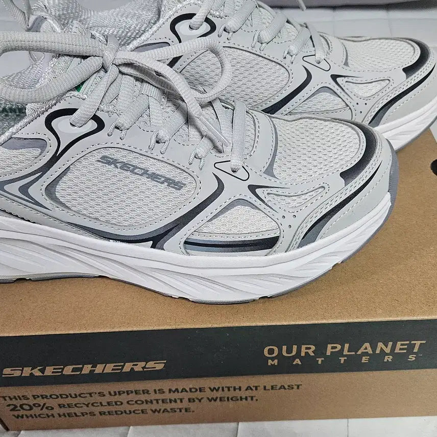 [BUNJANG] Skechers Edgeride Men's Sneakers Grey 250 / 스케쳐스 엣지라이드 남성 250 그레이