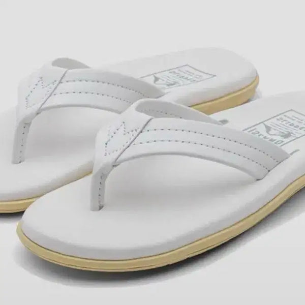 [BUNJANG] Island Slipper Classic Leather Sneakers White US 9 / (새상품) 아일랜드슬리퍼 클래식레더 화이트 270 US9