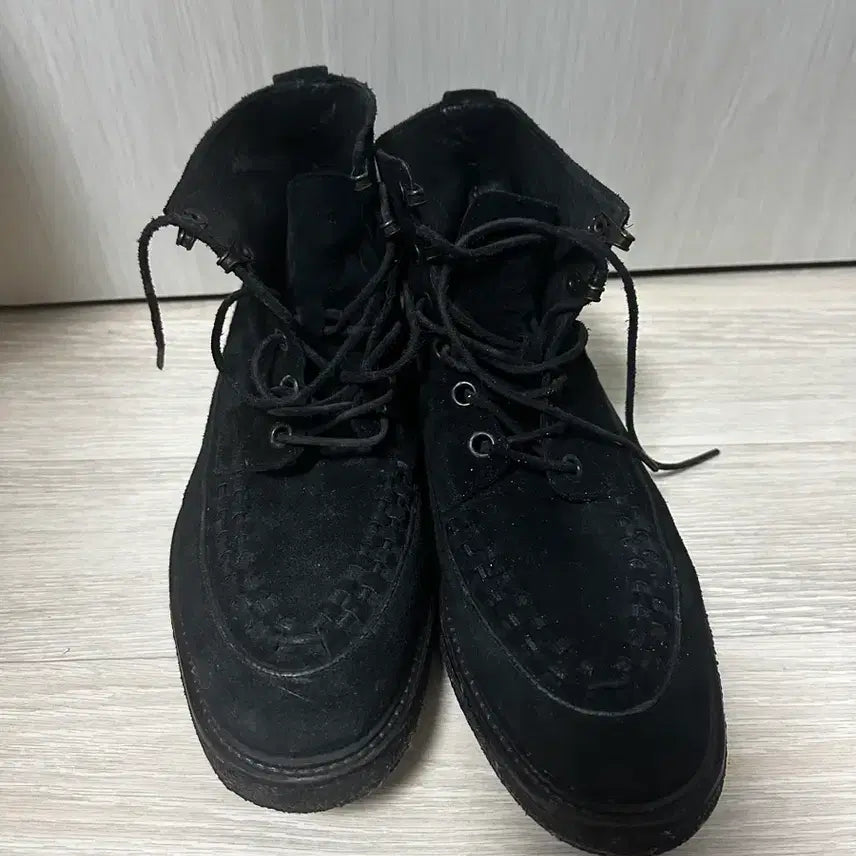 [BUNJANG] All Saints Black Suede Boots (Size 42) / 올세인츠 블랙 스웨이드 부츠(42)