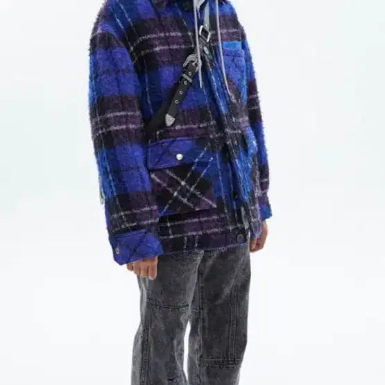 [BUNJANG] Andersson Bell Fisher Wool Plaid Jacket / S) 앤더슨벨 피셔 울 플레이드 자켓