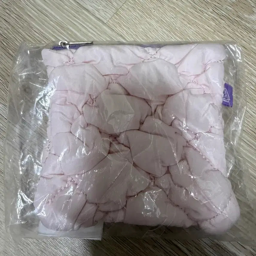[BUNJANG] 3CE Pink Quilted Pouch / 3ce 핑크색 퀼팅 파우치