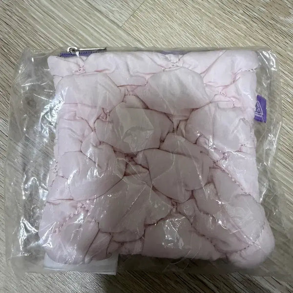 [BUNJANG] 3CE Pink Quilted Pouch / 3ce 핑크색 퀼팅 파우치