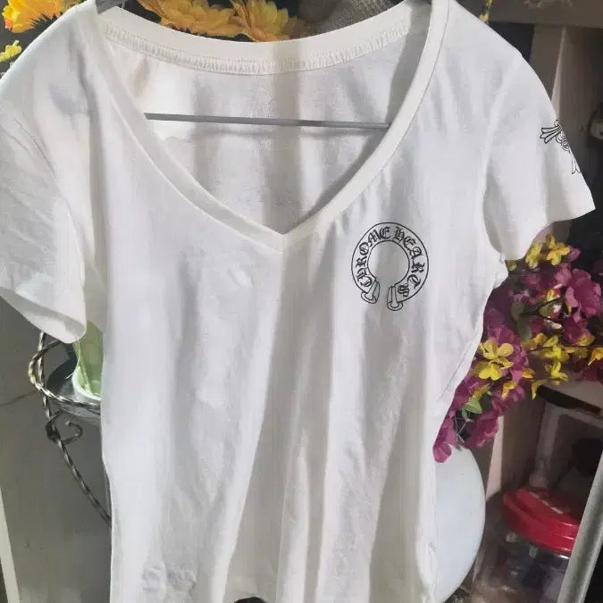 [BUNJANG] Chrome Hearts Short Sleeve T-Shirt White / 크롬하츠 반팔티 화이트