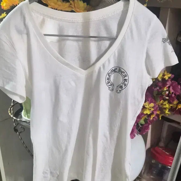 [BUNJANG] Chrome Hearts Short Sleeve T-Shirt White / 크롬하츠 반팔티 화이트