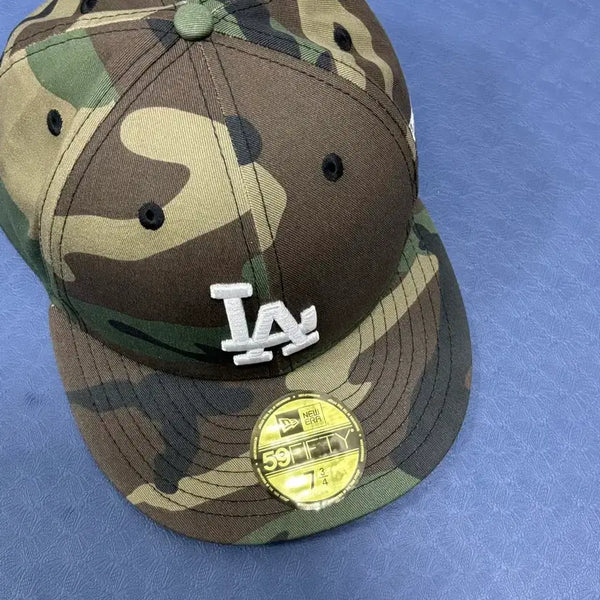 [BUNJANG] New Era 59FIFTY LA Dodgers Camo Hat / (7 3/4) 뉴에라 59fifty 카모 la 다저스