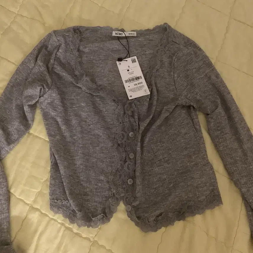 [BUNJANG] Mixxo Lace Cardigan / 미쏘 레이스 가디건 새상품