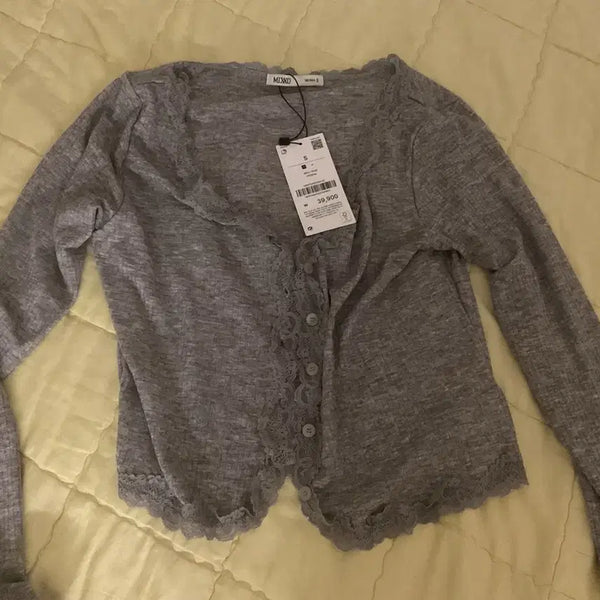 [BUNJANG] Mixxo Lace Cardigan / 미쏘 레이스 가디건 새상품