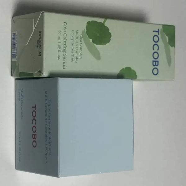 [BUNJANG] TOCOBO Ceramide Cream + Calming Serum Set / 토코보 기초 세라마이드크림+카밍 세럼 새상품