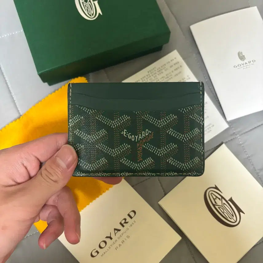 [BUNJANG] Goyard Saint Pierre Card Holder Green / 고야드 생쉴피스 카드지갑 그린