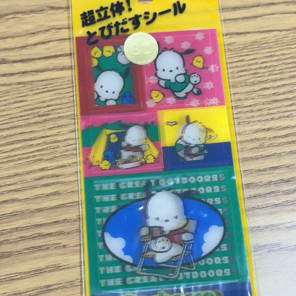 [BUNJANG] Classic Vintage Pochacco 3D Stickers / 고전 빈티지 포차코 입체 스티커 3D 스티커