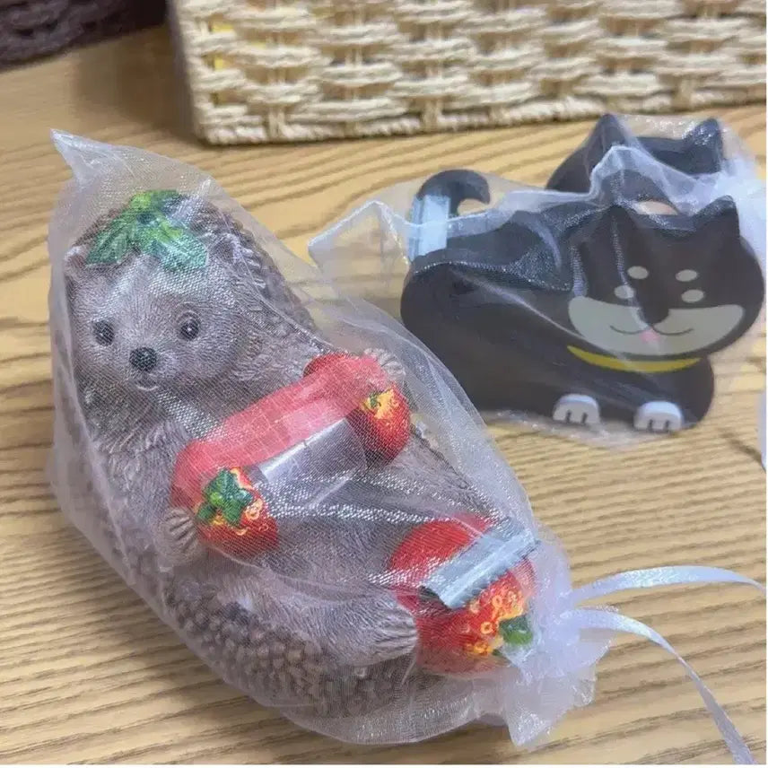 [BUNJANG] Hedgehog & Shiba Inu Masking Tape Cutter Set / 마스킹테이프 커터기 고슴도치 시바견 커터기 2종 세트