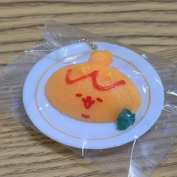 [BUNJANG] Eastken Retro Teahouse Series Omurice Character Keychain / 이스트켄 레트로 찻집 시리즈의 오므라이스 캐릭터 키링 가챠