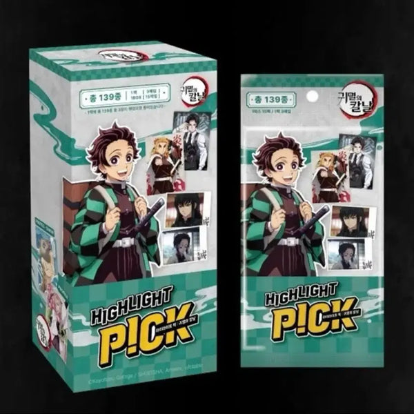 [BUNJANG] Demon Slayer Highlight Picks Card Pack Box Limited Edition (Sealed) / [정품 미개봉 한정판] 귀멸의칼날 하이라이트 픽 카드팩 박스