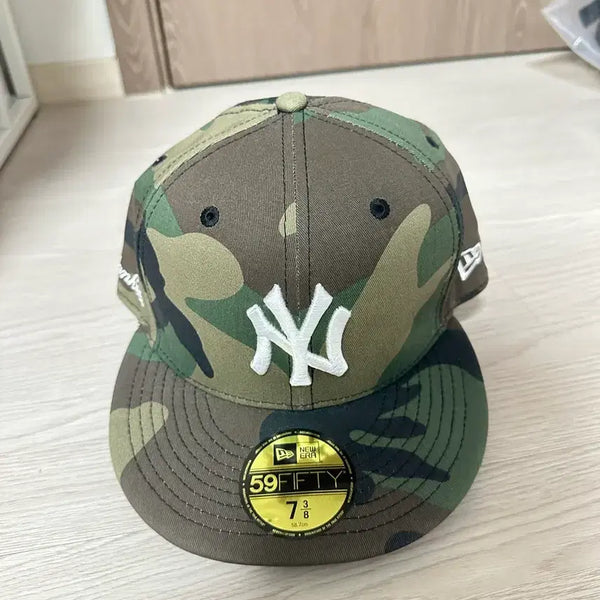 [BUNJANG] New Era MLB New York Yankees Basic Camo Snapback / 뉴에라 mlb 뉴욕 양키즈 베이직 카모