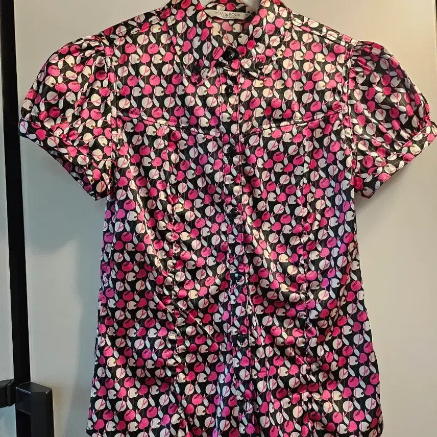 [BUNJANG] Hang Ten Silk Floral Blouse / 행텐 실크 꽃무늬 블라우스